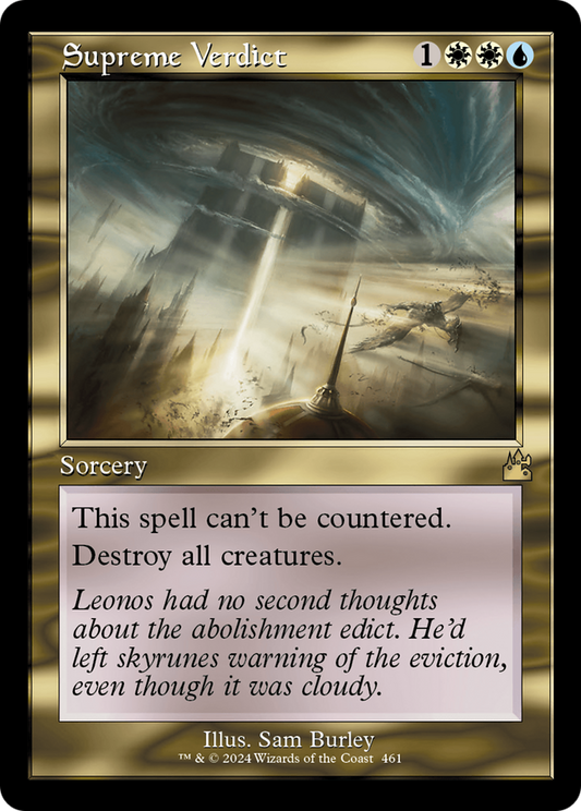 Supreme Verdict (RVR-461) (Foil)