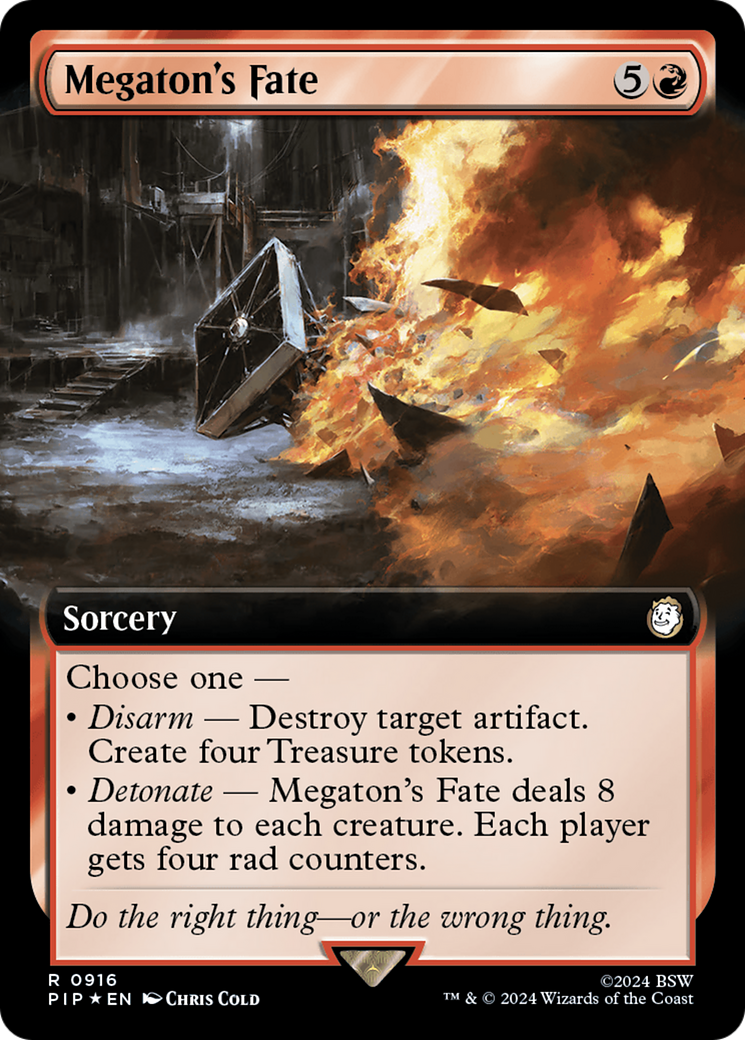 Megaton's Fate (PIP-916) (Extended Art) (Surge Foil)