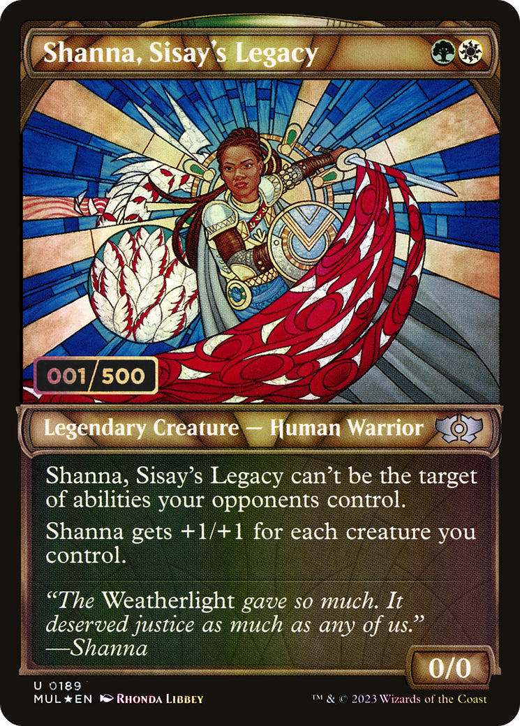 Shanna, Sisay's Legacy (MUL-189Z) (Showcase) (Foil) (Serialized)