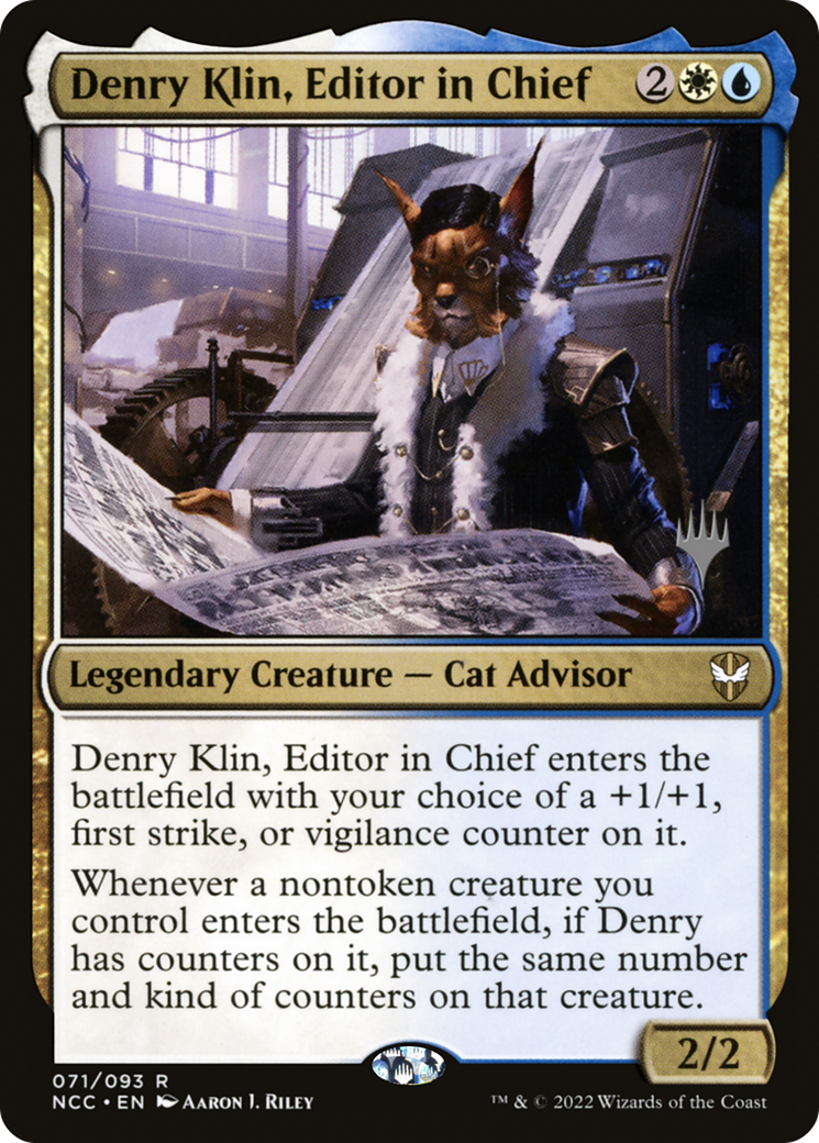 Denry Klin, Editor in Chief (PPSNC-71P) (Foil)
