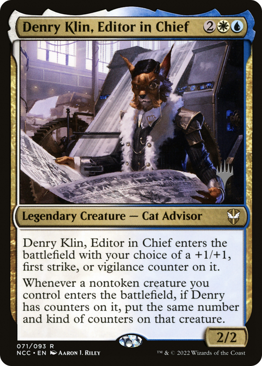 Denry Klin, Editor in Chief (PPSNC-71P) (Foil)