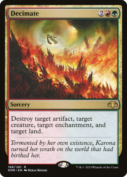 Decimate (DMR-188) (Foil)