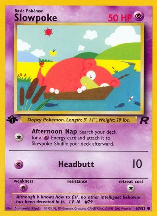 Slowpoke (TR-067) (1st Edition)
