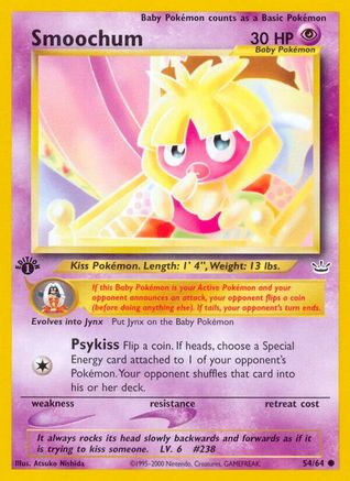 Smoochum (N3-054) (1st Edition)