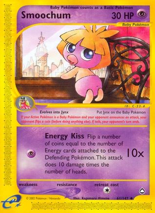 Smoochum (AQ-061) (Reverse Holofoil)