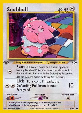 Snubbull (N1-074) (1st Edition)