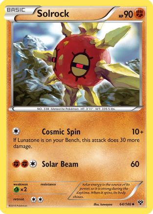 Solrock (XY-) (Reverse Holofoil)