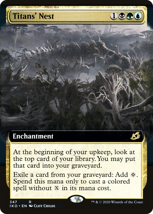 Titans' Nest (IKO-347) (Extended Art) (Foil)