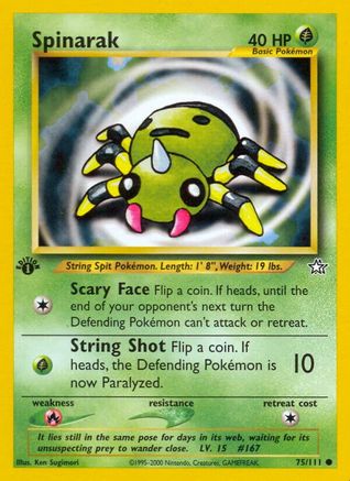 Spinarak (N1-075) (Unlimited)