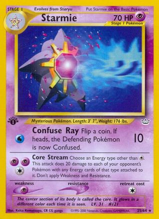 Starmie (N3-025) (1st Edition)