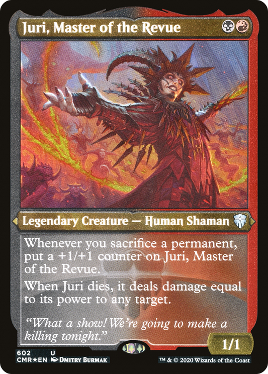 Juri, Master of the Revue (CMR-602) (Etched Foil)