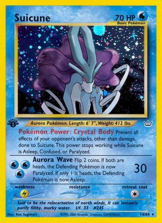 Suicune (14) (N3-014) (Unlimited Holofoil)