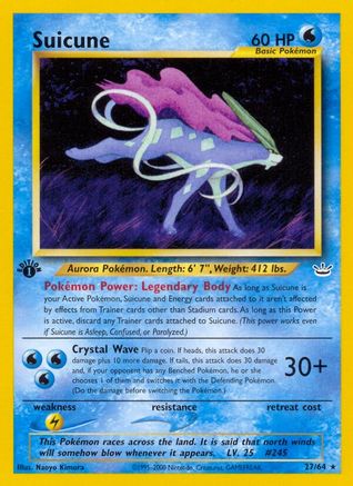 Suicune (27) (N3-027) (1st Edition)