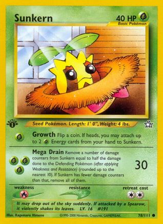 Sunkern (N1-078) (1st Edition)