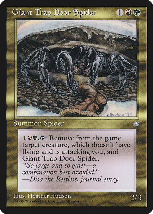 Giant Trap Door Spider (ICE-293)