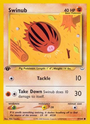 Swinub (N3-057) (1st Edition)