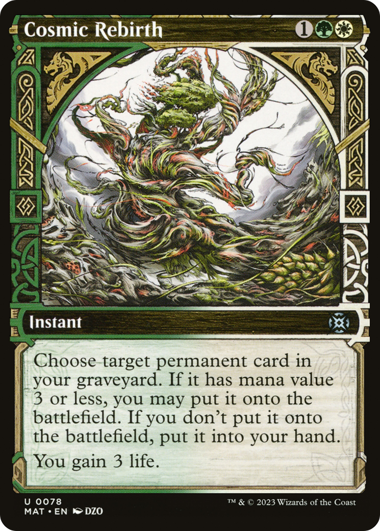 Cosmic Rebirth (MAT-078) (Showcase) (Foil)