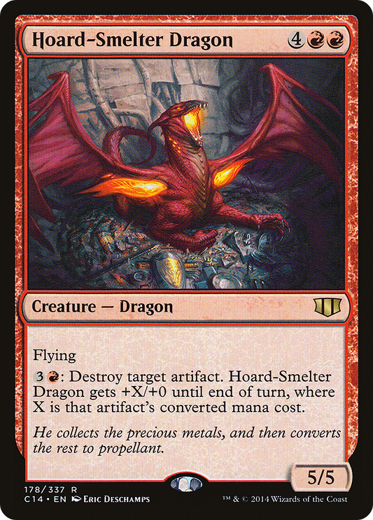 Hoard-Smelter Dragon (C14-178)