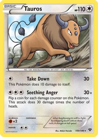 Tauros (XY-100) (Reverse Holofoil)
