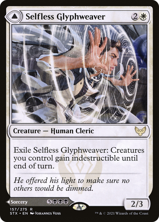 Selfless Glyphweaver // Deadly Vanity (STX-157)