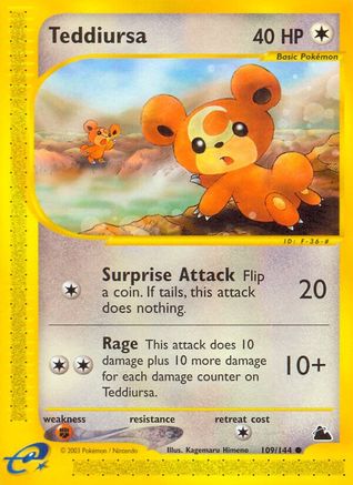 Teddiursa (SK-109) (Reverse Holofoil)