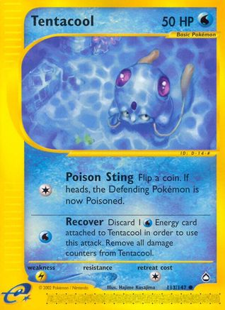 Tentacool (AQ-113) (Reverse Holofoil)