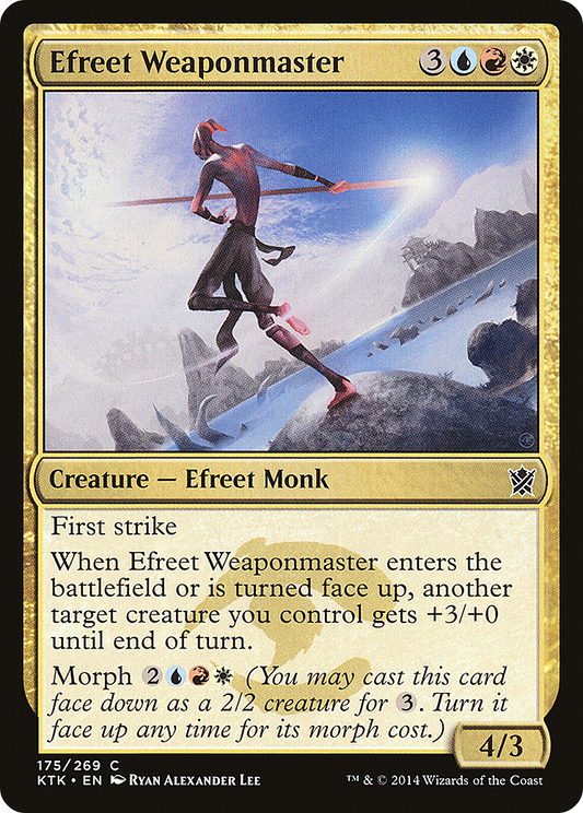 Efreet Weaponmaster (KTK-175) (Foil)