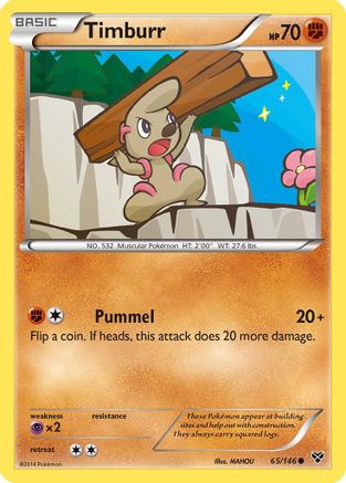 Timburr (XY-) (Reverse Holofoil)
