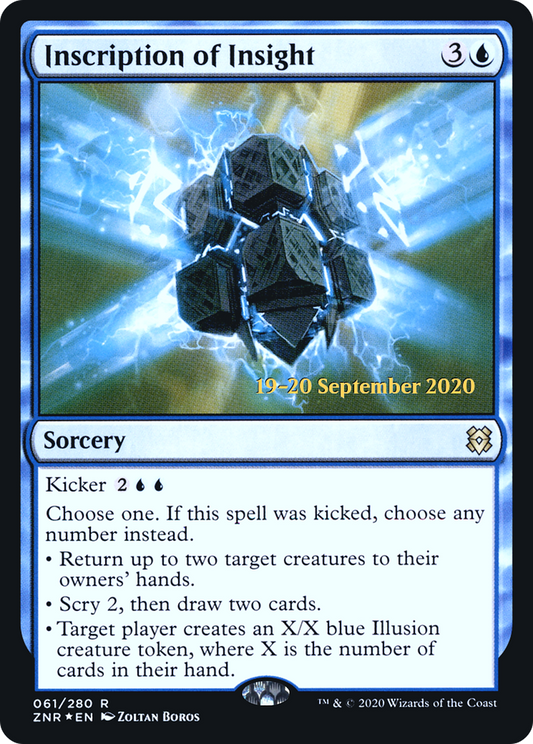 Inscription of Insight (PRE-61S) (Foil)