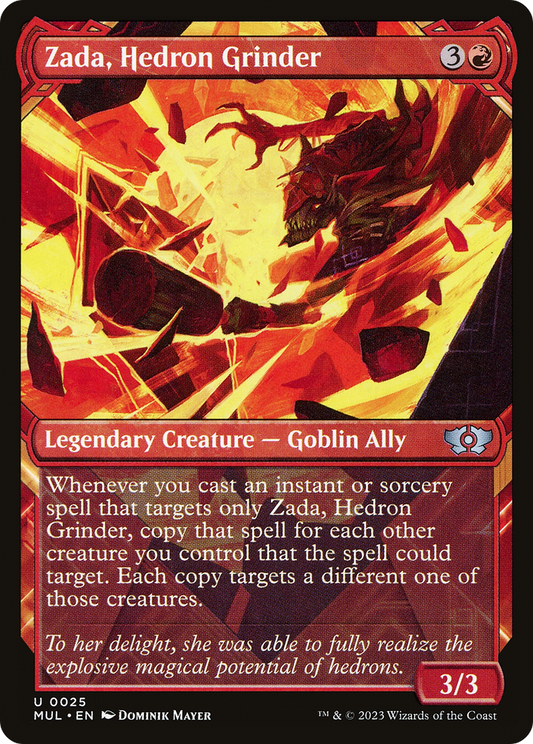 Zada, Hedron Grinder (MUL-025) (Showcase) (Foil)