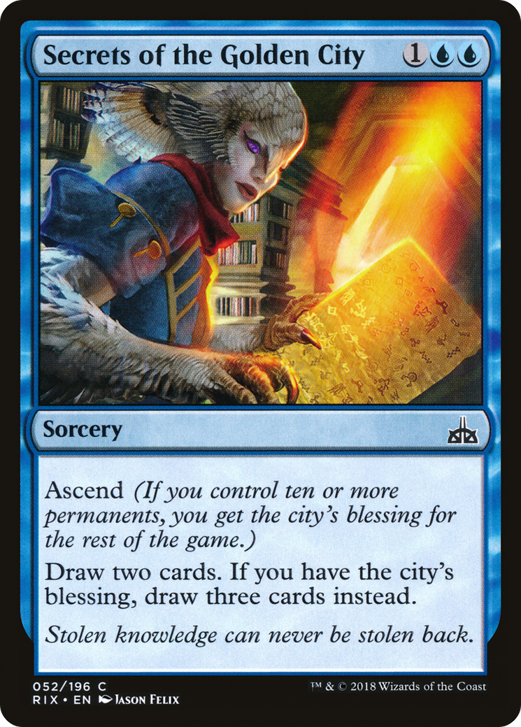 Secrets of the Golden City (RIX-052) (Foil)