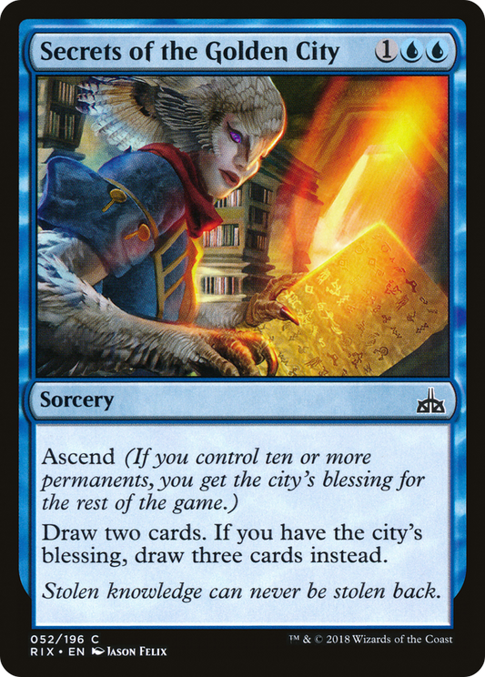 Secrets of the Golden City (RIX-052) (Foil)