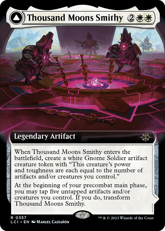 Thousand Moons Smithy // Barracks of the Thousand (LCI-357) (Extended Art)