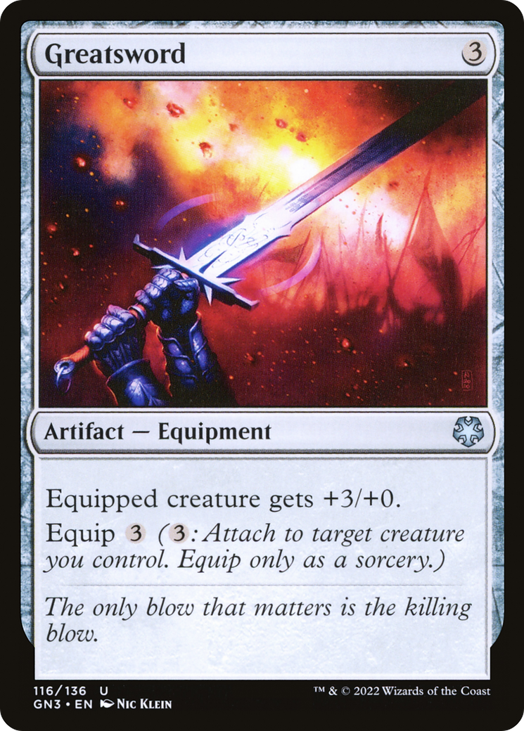 Greatsword (GN3-116)