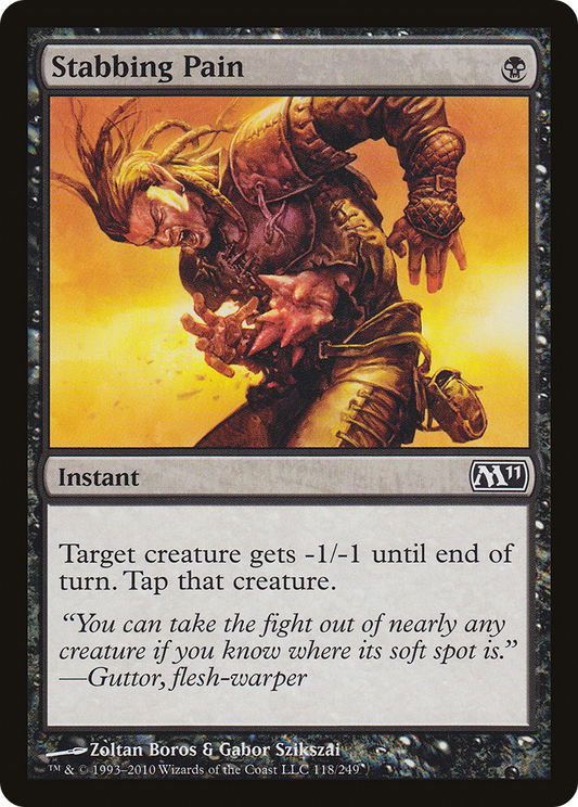 Stabbing Pain (M11-118)