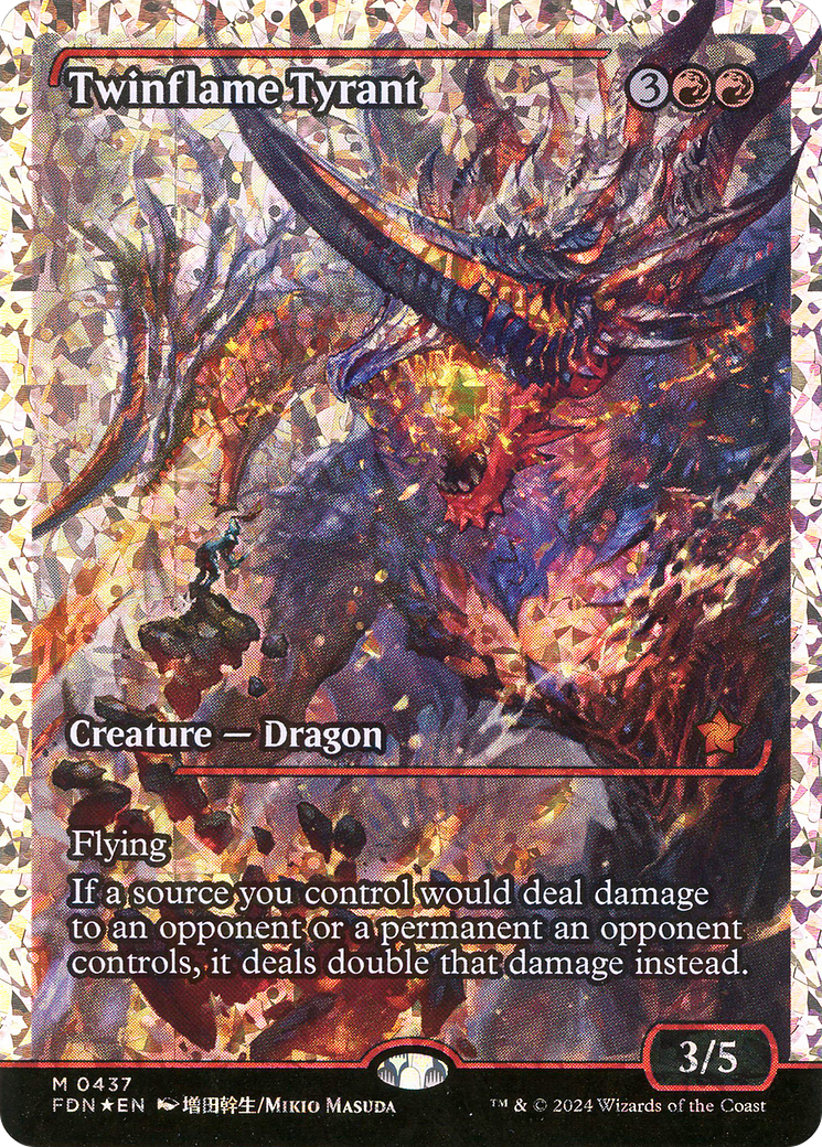 Twinflame Tyrant (FDN-437) (Showcase) (Fracture Foil)