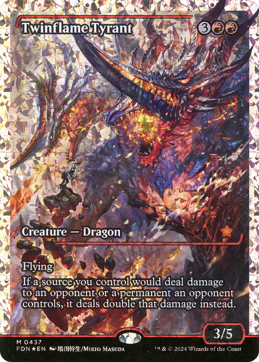 Twinflame Tyrant (FDN-437) (Showcase) (Fracture Foil)