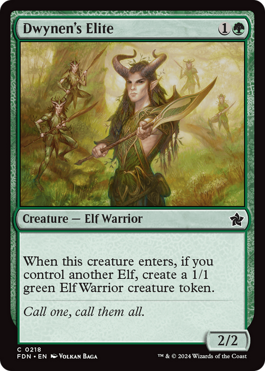 Dwynen's Elite (FDN-218) (Foil)