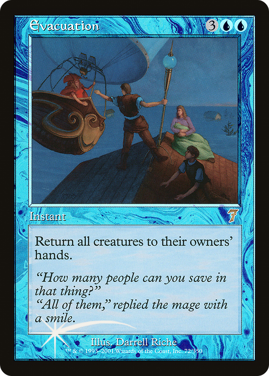 Evacuation (7ED-72★) (Foil)
