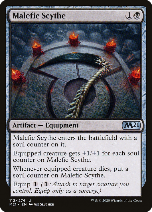 Malefic Scythe (M21-112) (Foil)