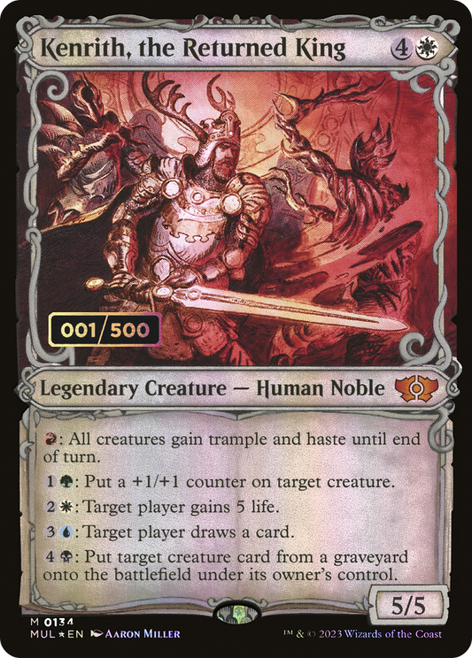 Kenrith, the Returned King (MUL-134Z) (Showcase) (Foil) (Serialized)