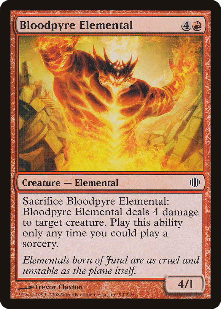 Bloodpyre Elemental (ALA-093) (Foil)