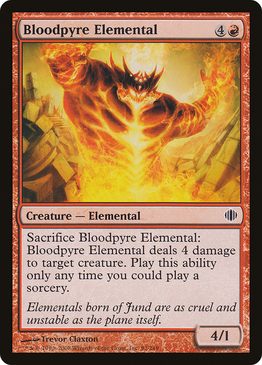 Bloodpyre Elemental (ALA-093) (Foil)