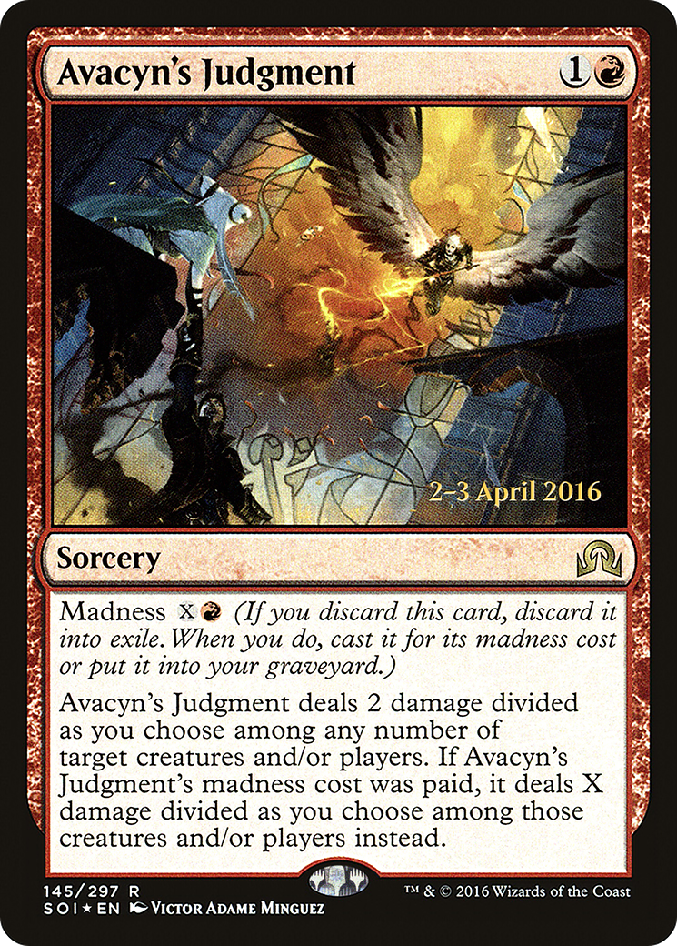 Avacyn's Judgment (PRE-145S) (Foil)
