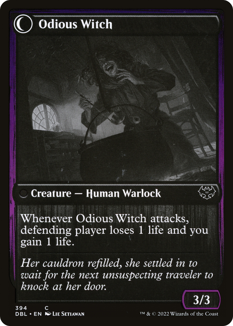 Ragged Recluse // Odious Witch (DBL-394) (Foil)