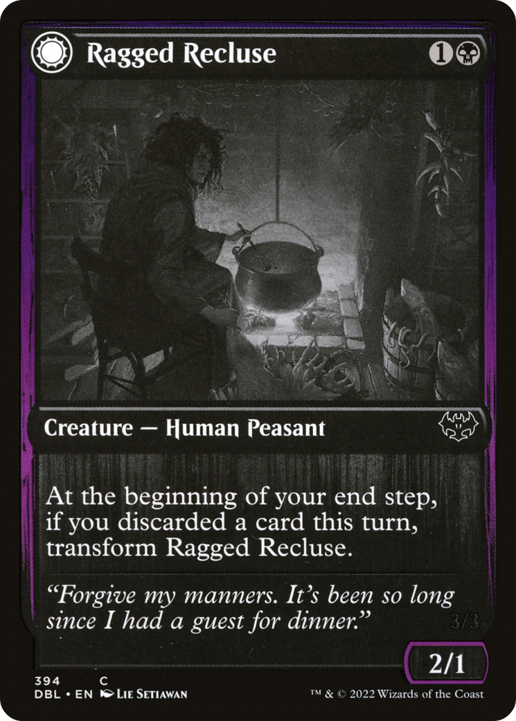 Ragged Recluse // Odious Witch (DBL-394) (Foil)