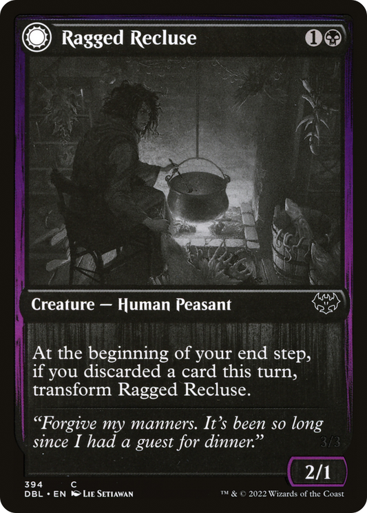 Ragged Recluse // Odious Witch (DBL-394) (Foil)