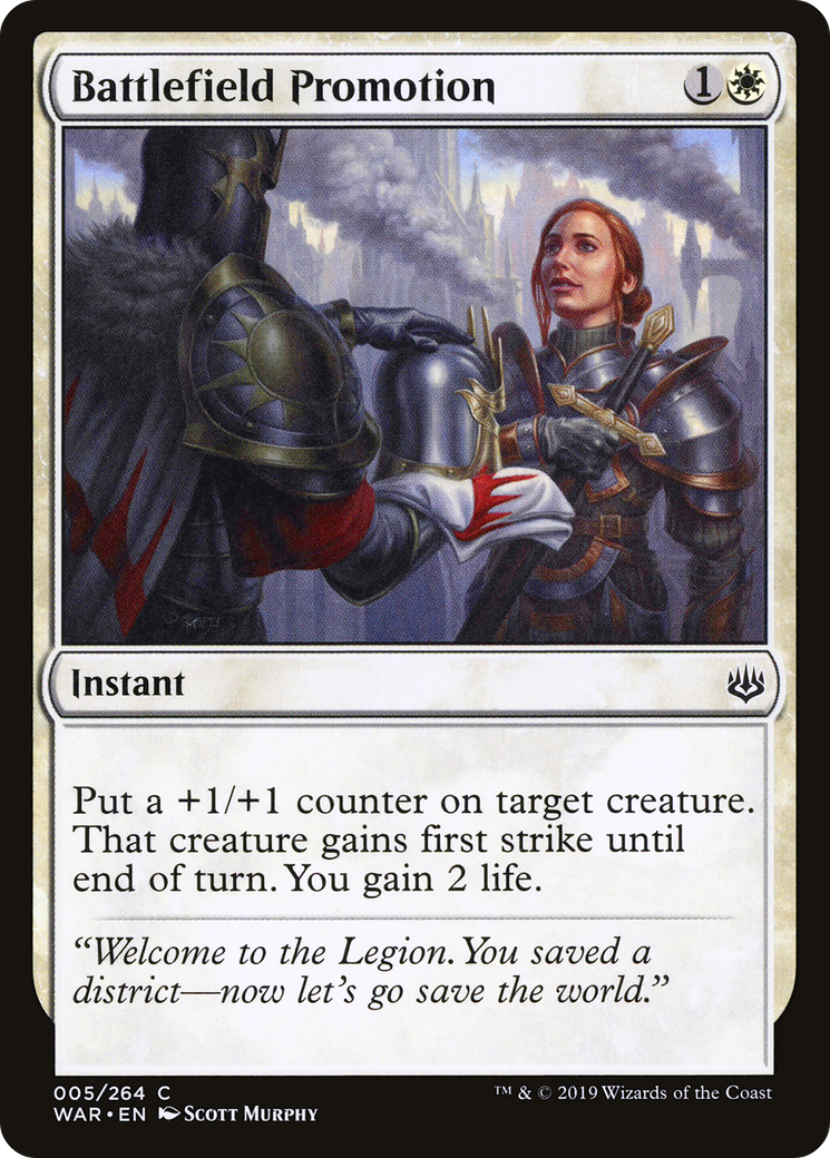Battlefield Promotion (WAR-005) (Foil)