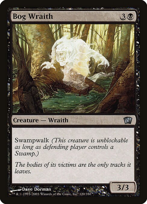 Bog Wraith (8ED-120★) (Foil)