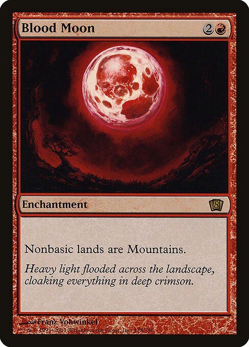 Blood Moon (8ED-178★) (Foil)